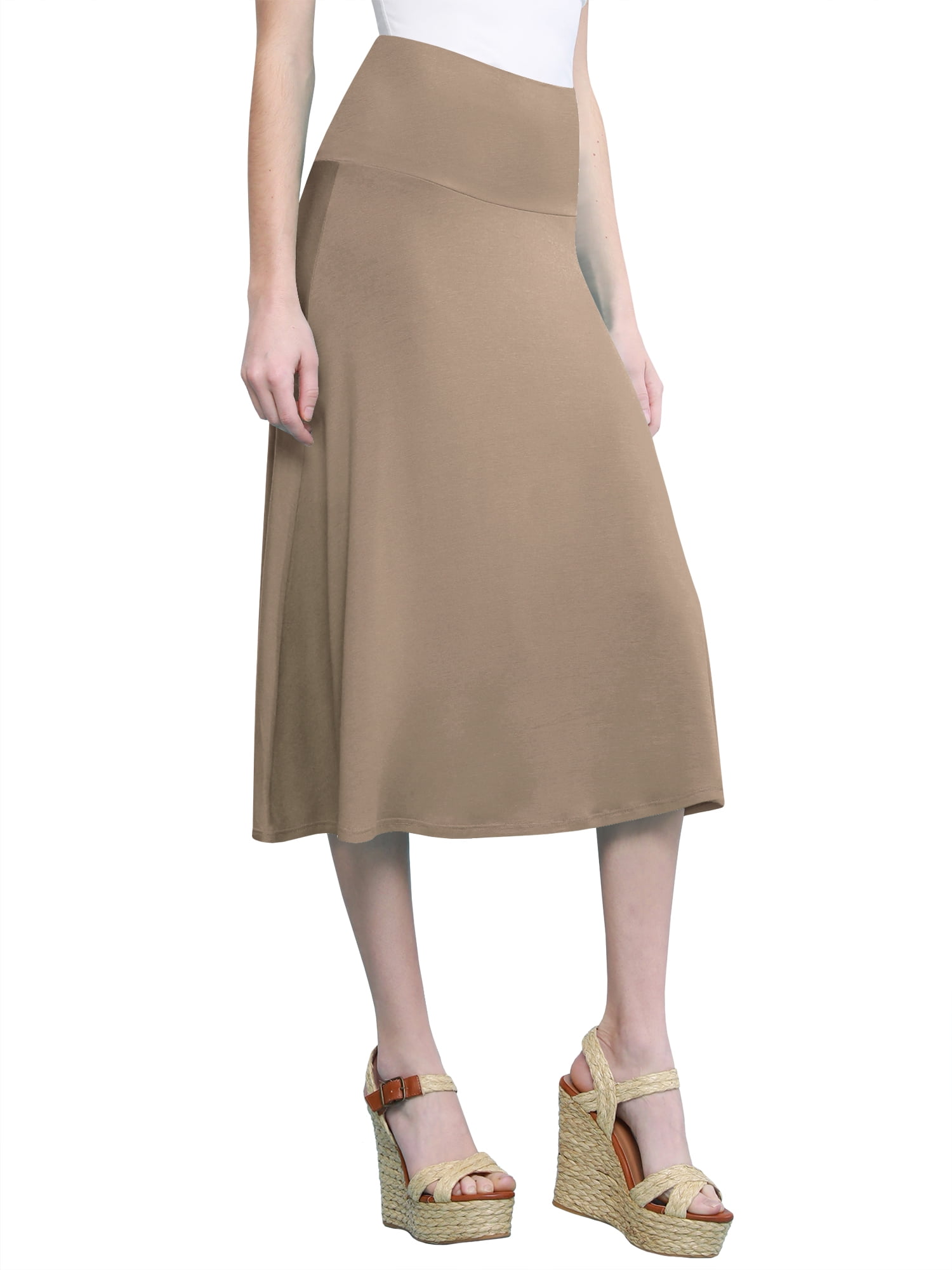 DNA couture | Skirts | Lna Harper White High Waist Soft Bodycon S Ribbed Fold  Over Midi Skirt Nwts | Poshmark
